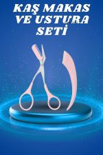 Profesyonel Taraklı Kaş Usturası ve Kaş Makası Bıyık Alma Kaş Usturası - Görsel 2