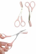 Profesyonel Taraklı Kaş Usturası ve Kaş Makası Bıyık Alma Kaş Usturası - Görsel 4