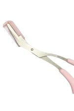 Taraklı Kaş Bıyık Makası Ve Kaş Ustura Seti Kaş Bıyık Tüy Alma Epilasyon Aleti 2'li Set - Görsel 5