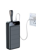 Taşınabilir Powerbank 50.000 mAh 4 Girişli Hızlı Şarj Led Göstergeli Fenerli Şarj - Görsel 3