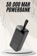 Powerbank Çoklu Şarj Girişi 50.000 Mah Taşınabilir Dijital Göstergeli - Görsel 2