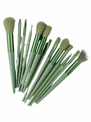 13 Parça Makyaj Fırça Seti Far Fırçası Allık Fırçası Yumuşak Uçlu