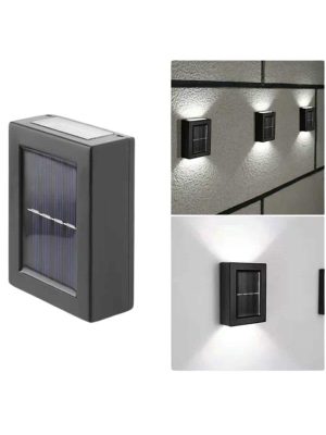 Solar Lamba Dekoratif Aplik Su Geçirmez Led Işıklı Duvar Lambası