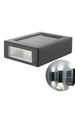 Solar Lamba Dekoratif Aplik Su Geçirmez Led Işıklı Duvar Lambası - Görsel 5