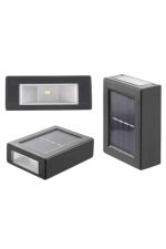 Solar Lamba Dekoratif Aplik Su Geçirmez Led Işıklı Duvar Lambası - Görsel 3