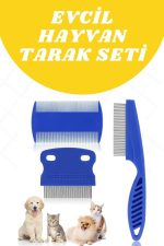 Evcil Hayvan Tarak Seti 4'lü Bit Tarağı Ked Köpek Tüyüne Uygun - Görsel 2