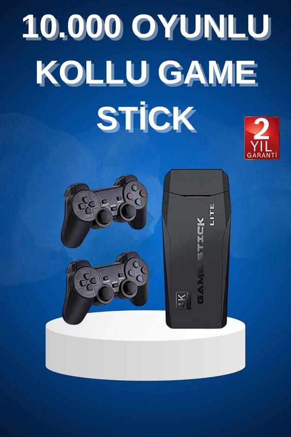 Compressed by jpeg-recompress Çift Kollu 2.4g kablosuz Retro 4k Game stick 3500 oyun atari HD Görüntü Kalitesi - Görsel 2