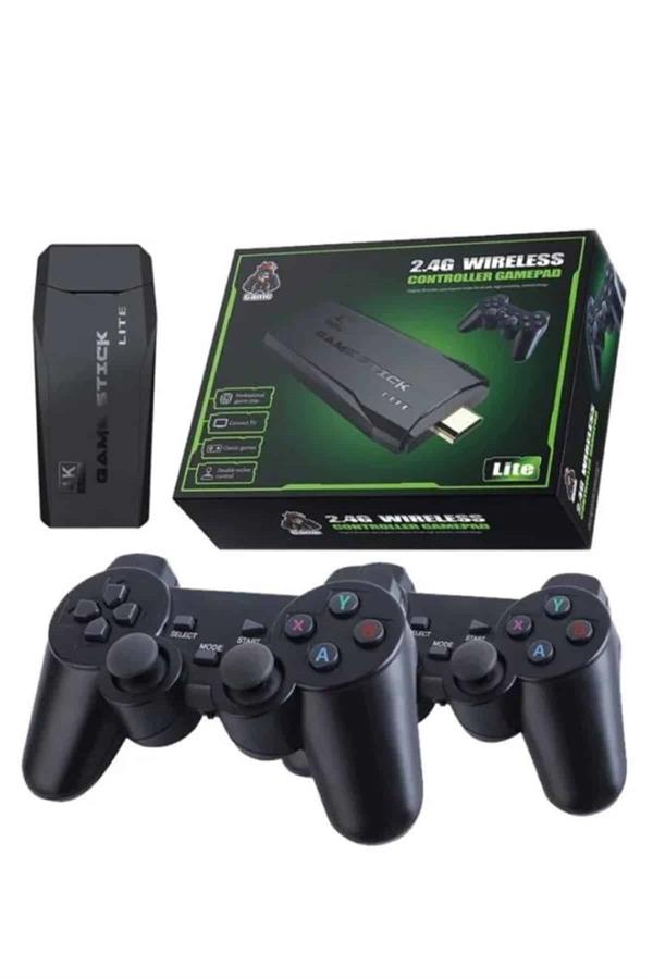 Compressed by jpeg-recompress Çift Kollu 2.4g kablosuz Retro 4k Game stick 3500 oyun atari HD Görüntü Kalitesi - Görsel 3