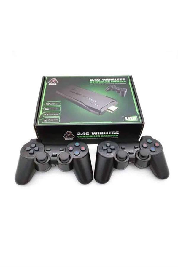 Compressed by jpeg-recompress Çift Kollu 2.4g kablosuz Retro 4k Game stick 3500 oyun atari HD Görüntü Kalitesi - Görsel 5