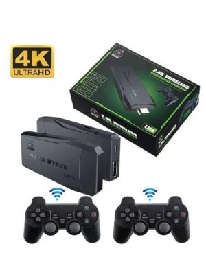 Game Stick El Atarisi 2.4g Kablosuz Çift Kol Oyunlar 4k Game Stick 3500 Oyunlu Atari Uyumlu