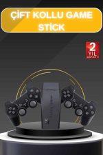 Game Stick El Atarisi 2.4g Kablosuz Çift Kol Oyunlar 4k Game Stick 3500 Oyunlu Atari Uyumlu - Görsel 2