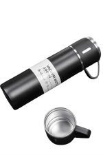 3 Bardaklı Termos Seti Anneler Gününe Özel Hediye Taşınabilir Sızdırmaz Isı Koruyucu - Görsel 5