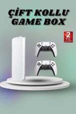 Game Box 3D Çift Oyun Kollu 4K HD Ekran 20000'den Fazla Oyun Seçeneği 2.4G Kablosuz - Görsel 2