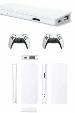 3D Çift Oyun Kollu 4K HD Ekran Nostaljik 20.000 Oyunlu Beyaz Game Box - Görsel 3