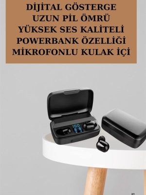 Yeni Nesil TWS Kablosuz Kulaklık Güçlü Batarya Yüksek Kalite Bluetooth 5.0 ANC Özelliği