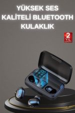 Yeni Nesil TWS Kablosuz Kulaklık Güçlü Batarya Yüksek Kalite Bluetooth 5.0 ANC Özelliği - Görsel 2