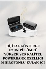 Dijital Göstergeli Bluetooth Kulaklık Kablosuz TWS Stereo Bluetooth 5.0