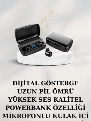Dijital Göstergeli Bluetooth Kulaklık Kablosuz TWS Stereo Bluetooth 5.0