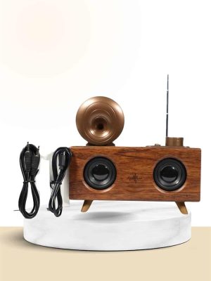 Nostaljik Radyo Bluetooth Bağlantılı Şarjlı Yüksek Ses Kaliteli