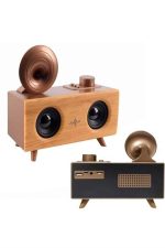 Nostaljik Radyo Bluetooth Bağlantılı Şarjlı Yüksek Ses Kaliteli - Görsel 4