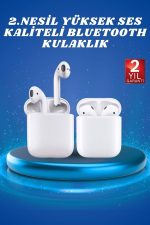 2.Nesil Yeni Model TWS Bluetooth Kulaklık Dokunmatik Kontrol Yüksek Ses Kaliteli - Görsel 2