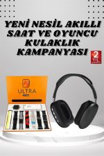 Boyun Bantlı Kulaklık ve 7 Kordonlu Yeni Nesil Akıllı Saat Kampanyası Yüksek Ses Kaliteli - Görsel 2