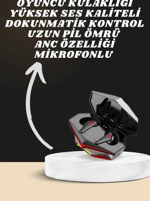 7 Kordonlu Akıllı Saat Ve Oyuncu Kulaklığı Bluetooth Bağlantılı Android ve İOS Uyumlu