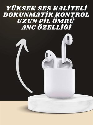 7 Kordonlu Akıllı Saat Ve 2.Nesil Kulaklık Yüksek Ses Kaliteli Uzun Pil Ömrü