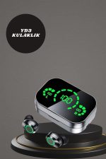 7 Kordonlu Akıllı Saat Ve Aynalı Bluetooth Kulaklık Powerbank Dijital Göstergeli - Görsel 4