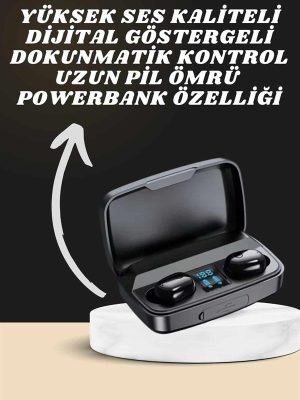 Yeni Nesil Akıllı Saat ve Bluetooth Kulaklık Kampanyası Dokunmatik Kare 7 Kordonlu