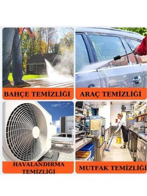 Şarjlı Ve Yüksek Basınçlı Oto Yıkama Makinesi Ve Sulama Tabancası Bahçe Yıkama Makinesi