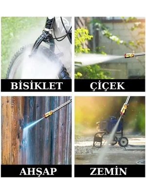 Şarjlı Oto Yıkama, Bahçe Sulama Tabancası Makinesi Yüksek Basınçlı