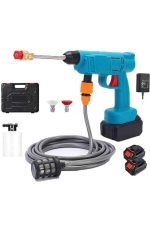 Şarjlı Ve Yüksek Basınçlı Oto Yıkama Makinesi Ve Sulama Tabancası Bahçe Yıkama Makinesi - Görsel 5