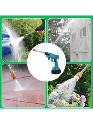 Şarjlı Ve Yüksek Basınçlı Oto Yıkama Makinesi Ve Sulama Tabancası Bahçe Yıkama Makinesi