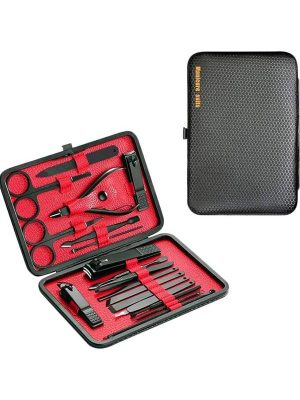 17 Parça Manikür Seti El ve Ayak Bakımı Törpü Cımbız Tırnak Temizleme