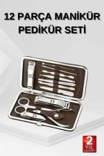 12 Parça El Ayak Temizleme Pense Kir Temizleme Aparatı Kaş Cımbızı - Görsel 2