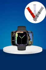 Akıllı Saat Arama Görüşme Bildirim Görme Uyku ve Sağlık Takibi Nabız Ölçer 3 Kordon Hediyeli - Görsel 4