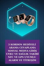 Dijital Göstergeli Powerbank Bluetooth Kulaklık ve Yeni Nesil Amoled Ekran Akıllı Saat