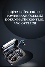 Dijital Göstergeli Powerbank Bluetooth Kulaklık ve Yeni Nesil Amoled Ekran Akıllı Saat - Görsel 3