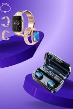 Aksesuar Hediyeli Akıllı Saat ve Dijital Göstergeli Powerbankli Bluetooth Kulaklık - Görsel 4