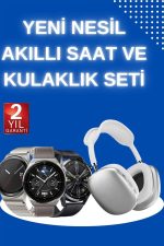 Yeni Nesil Sesli Görüşme Akıllı Saat ve Powerbank Çoklu Şarj Girişli Bluetooth Kulaklık Nabız Ölçer - Görsel 2