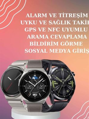 ANC Özellikli Bluetooth Kulaklık ve Amoled Ekran Akıllı Saat Uyku ve Sağlık Takibi Nabız Ölçer