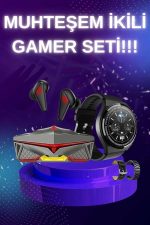 ANC Özellikli Bluetooth Kulaklık ve Amoled Ekran Akıllı Saat Uyku ve Sağlık Takibi Nabız Ölçer - Görsel 2