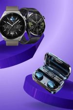 İkili Set Akıllı Saat Ve Bluetooth Kulaklık Kablosuz Uzun Pil Ömrü Spor Modları - Görsel 4