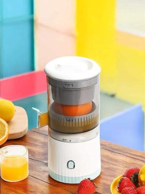 Meyve Sıkacağı USB Şarjlı Taşınabilir Çift Bıçaklı Güvenlik Kilidi