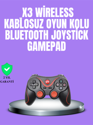 Android Uyumlu Gamepad X3 Game Stick Oyun Kolu Bluetooth Bağlantılı