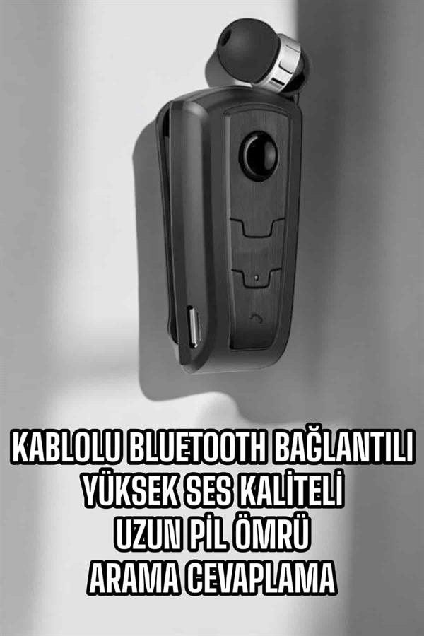 Compressed by jpeg-recompress Makaralı Bluetooth Kulaklık Kulak İçi Android iOS Uyumlu Titreşimli - Görsel 1