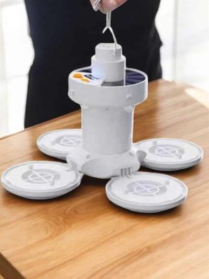 Kamp Lambası Işıldak Beyaz Işık Güneş Enerjili Solar Aydınlatma 5 Kanatlı Katlanabilir