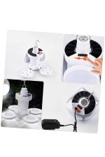 Kamp Lambası Işıldak Beyaz Işık Güneş Enerjili Solar Aydınlatma 5 Kanatlı Katlanabilir - Görsel 4