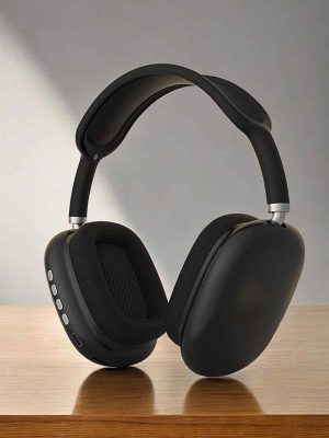 P9 Plus Kulaklık Siyah Bluetooth Bağlantılı Kulak Üstü Kablosuz ANC Özelliği